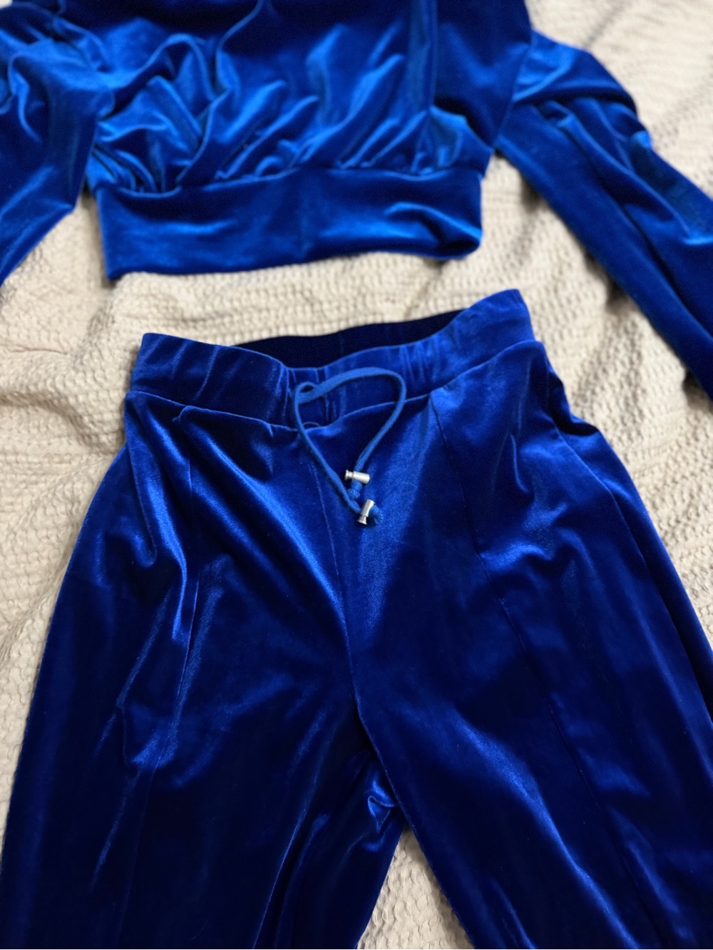 Her Universe Royal Blue Velour Pantsuit Set - Picture 7 of 8